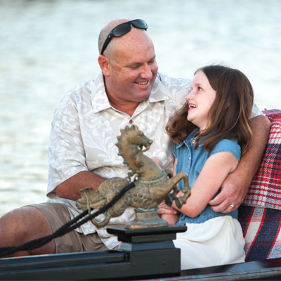 Mother's Day Gondola San Diego Dad and Daughter