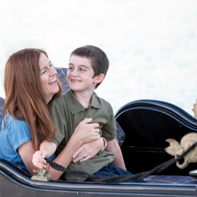 Mother's Day Gondola San Diego Mom and Son