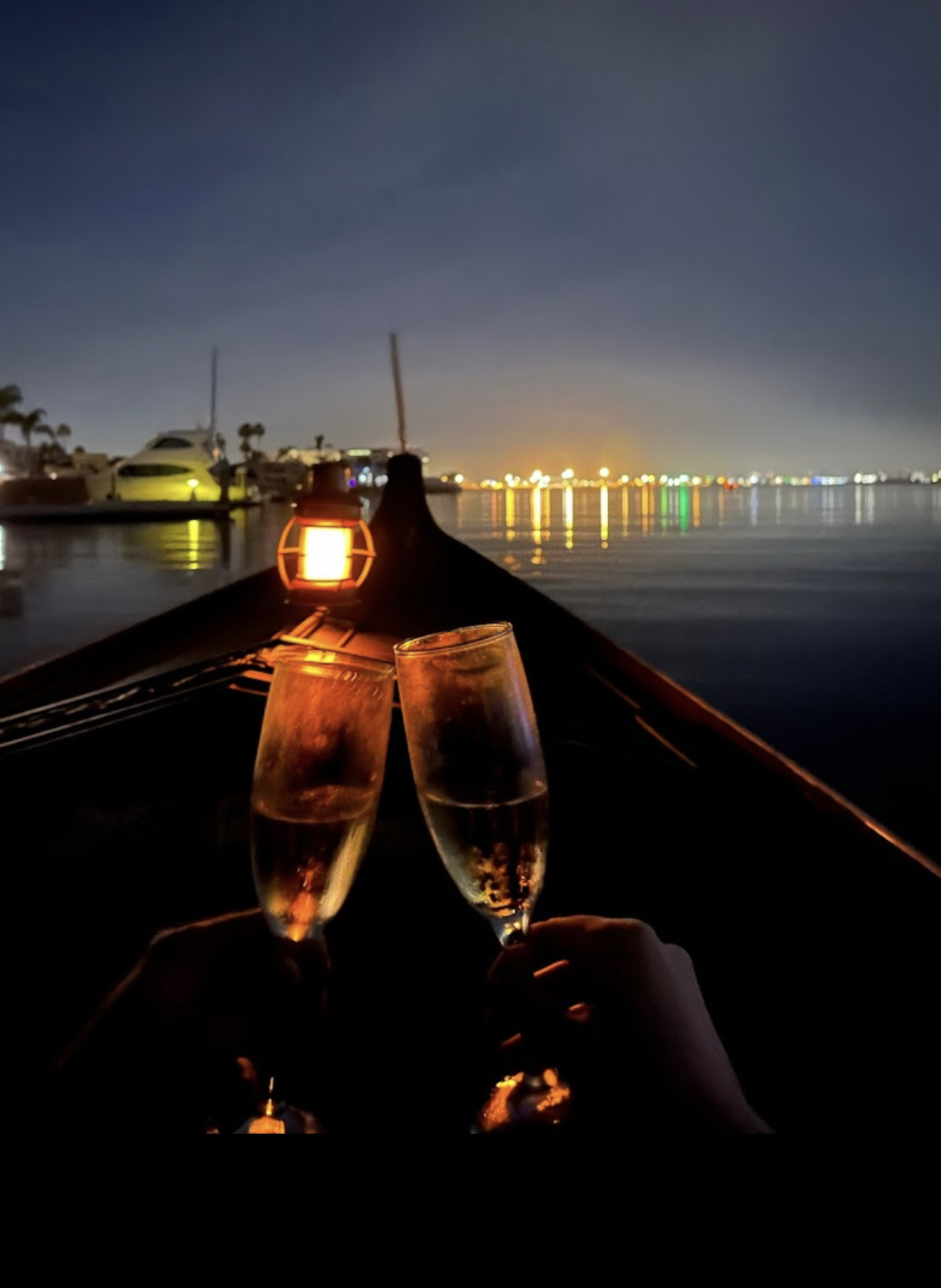 IMG-9887 A nighttime date night gondola ride at The Gondola Company in Coronado, San Diego, California